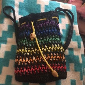 Knitted purse